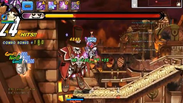 「Elsword」 Elemental master 5-4 Boss glitch смотреть онлайн