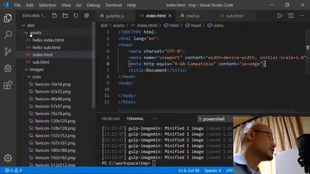【Gulp4】フロントエンド環境構築６（画像サイズ変換＆圧縮２） смотреть онлайн