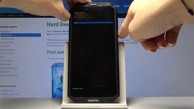 Hard Reset OUKITEL WP2 - Erase Your Data / Bypass Screen Lock