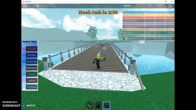 KiLL ALL THE NOOBS (Roblox Noob Defense Tycoon) смотреть онлайн