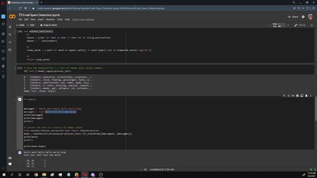 EMAIL SPAM DETECTION USING MACHINE LEARNING IN PYTHON || BEGINNER MACHINE LEARNING PROJECT смотреть онлайн