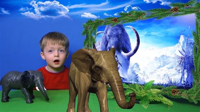 Детям про Животных Сборник МАМОНТ Рисунки Животных для Детей Слоны для Детей Видео Lion boy смотреть онлайн