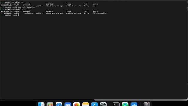Docker: Rename Container смотреть онлайн