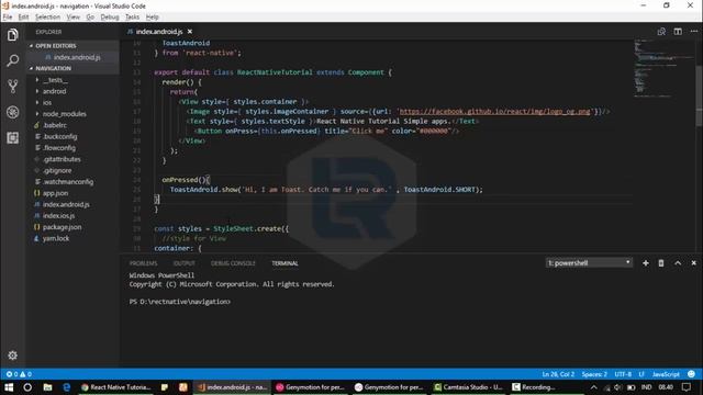 React Native – Getting Started Application Android and IOS смотреть онлайн
