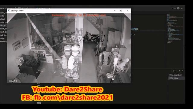 Tự tạo SECURITY CAMERA bằng Python & Opencv смотреть онлайн
