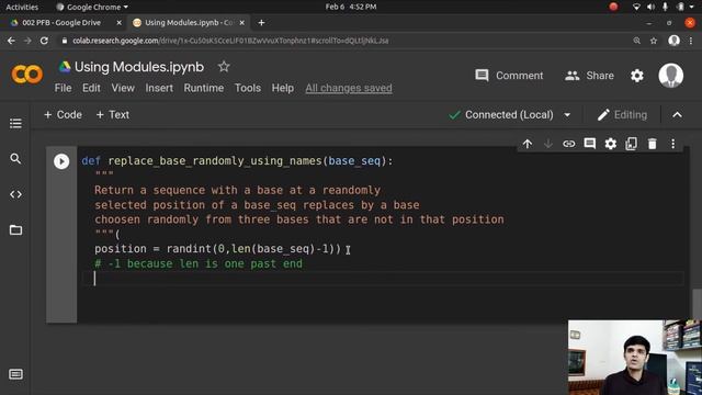 MODULES - Python for Bioinformatics смотреть онлайн