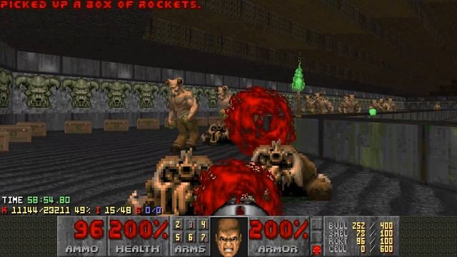 Doom 2: Okuplok Slaughter Map in 1:57:36 [TAS] смотреть онлайн