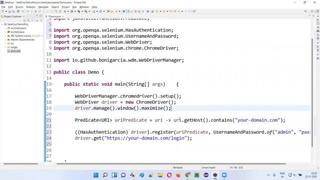 Selenium 4 - Browser level Authentication Using BiDi APIs смотреть онлайн