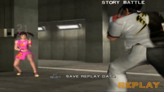 Tekken 4 PS2 Gameplay Jin Kazama Story Mode  (PCSX2)