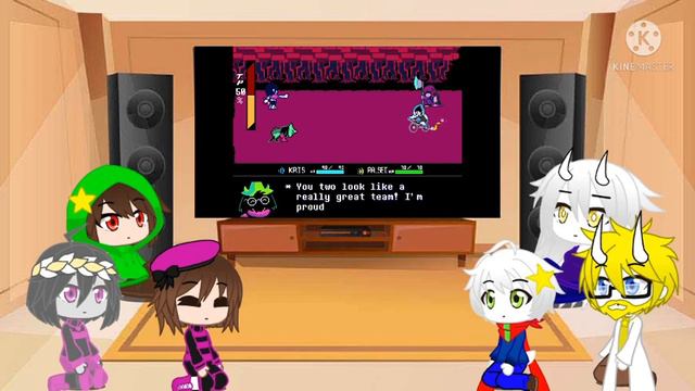 StoryShift react to Determine KRIS & RALSEI VS SUSIE & LANCER смотреть онлайн