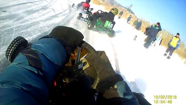 Зимний картинг г. Бавлы 10. 02. 2018 2 заезд смотреть онлайн