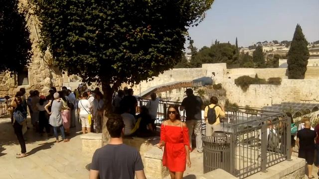 Площадка с видом на мечеть Аль Акса и купол скалы смотреть онлайн