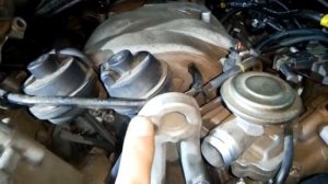 Mercedes ML W164 V8 двигатель M273 замена прокладки теплообменника