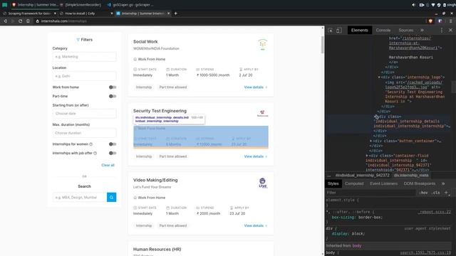 Make a web scraper using golang смотреть онлайн