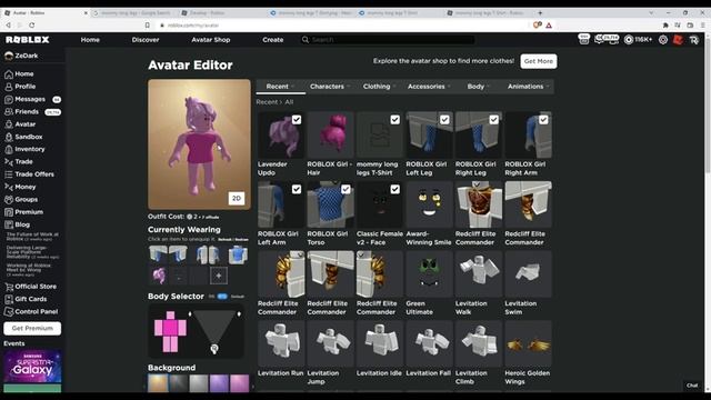 How To Make MOMMY LONG LEGS Avatar for FREE! (Roblox) смотреть онлайн