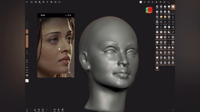 Digital Sculpting On IPad - Nomad Sculpt ( Likeness Sculpt)