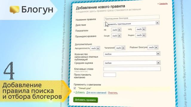 Блогун для рекламодателя