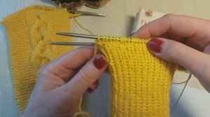 Комбинезон детский, вязаный спицами(6 месяцев),часть 1