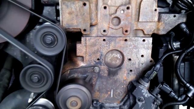 Start Up CUMMINS 6ISBe Diesel Engine (Заводим дизель Cummins 6ISBe на автобусе заказчика)