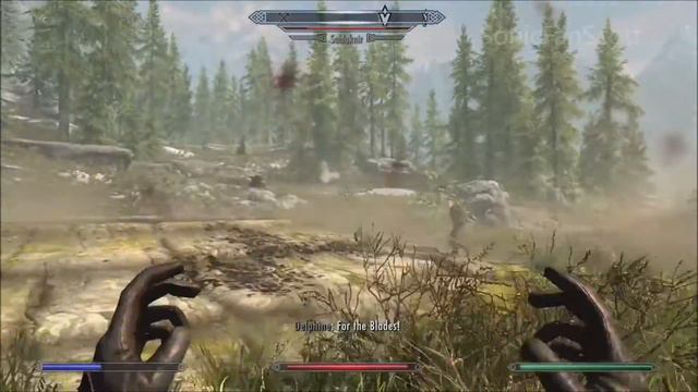 The Elder Scrolls V Skyrim Special Edition - Battle with Sahloknir. смотреть онлайн