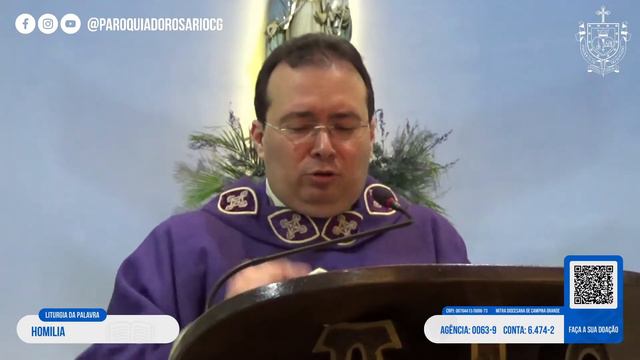 Santa Missa Do Rosário - Pe. Márcio Henrique Mendes Fernandes | 02/12/2020 18h