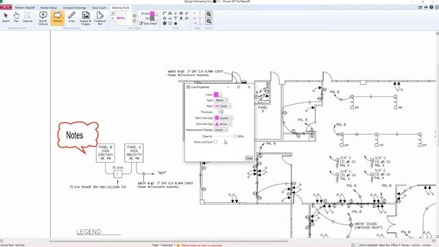 Drawing Tools Tab in Design Estimating Pro смотреть онлайн
