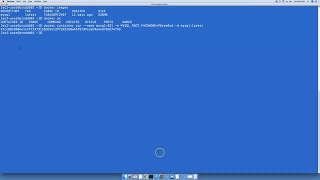 Running MySQL as Docker Container смотреть онлайн