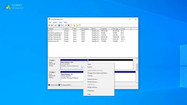 How to Use Windows 10 Disk Management | Free Partition Manager