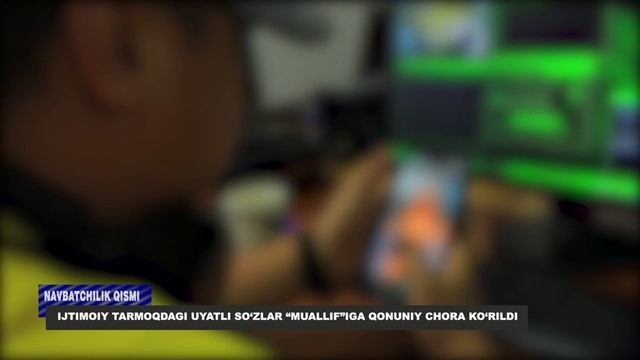 Ijtimoiy tarmoqdagi uyatli so‘zlar “muallif”iga qonuniy chora ko‘rildi ©️"Navbatchilik qismi" смотреть онлайн