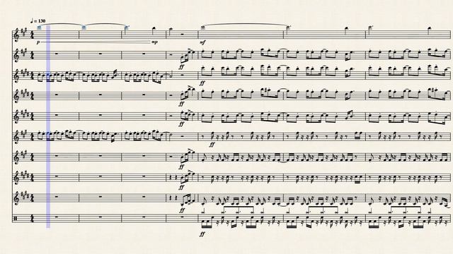 Pokemon Sword and Shield - Battle Tower Battle for Saxophone Ensemble(SSAAATTBB) смотреть онлайн