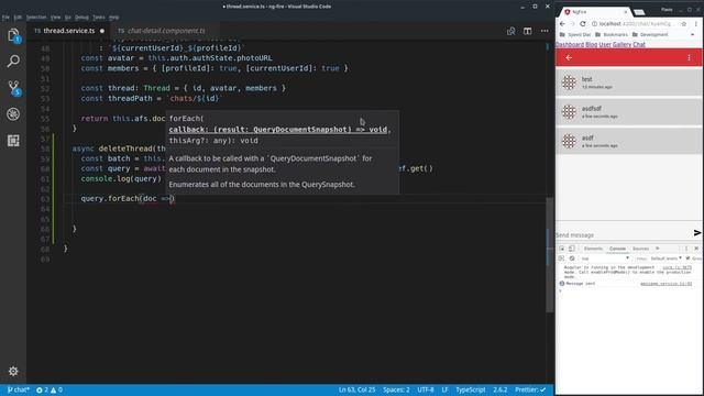 6.4 Building Angular 5 apps with Firebase - Chat Final Touches смотреть онлайн