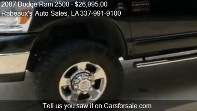 2007 Dodge Ram 2500 SLT 4WD 5.9L Cummins Diesel - For Sale I
