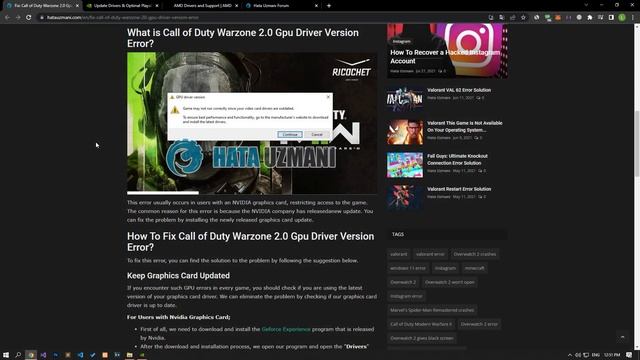 Fix: Call of Duty Warzone 2 0 Gpu Driver Version Error смотреть онлайн