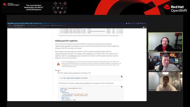 OpenShift Administrator’s Office Hour (Ep 16): Container Registries смотреть онлайн