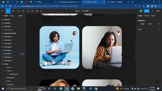 Chat App UI Design in Figma Part 2 - Figma Mobile UI Design Tutorial 2023 смотреть онлайн