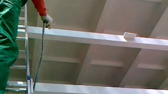Нанесения краски-термос Изоллат на металлические конструкции.mp4 смотреть онлайн