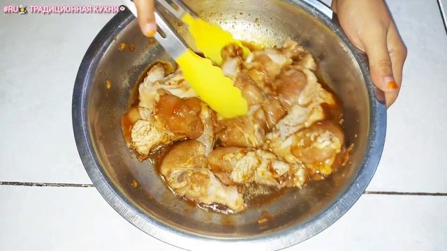 Шаг за шагом Как приготовить вкусный животик "Сладкие и пряные куриные крылышки" !! смотреть онлайн