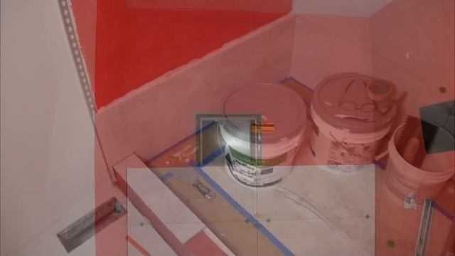 Shower Niche And Wall Tile. Полка в душевой и укладка плитки на стены