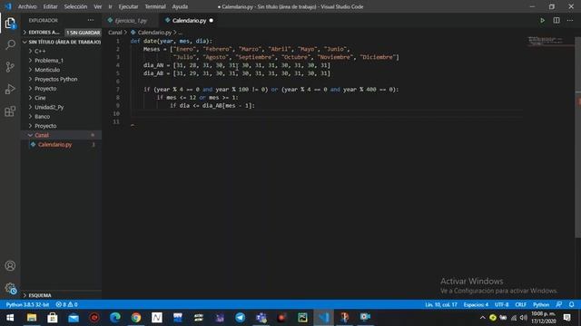 Validar fechas en Python смотреть онлайн