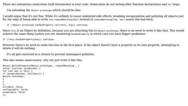 Code Review: Extending Object.prototype in JavaScript (3 Solutions!!) смотреть онлайн