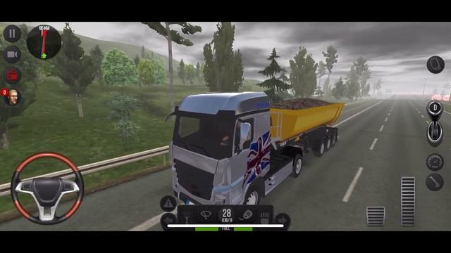 Merce-Ben Actros 19 | Truck Simulator 2018 Europe #12 | Mobile Gameplay смотреть онлайн
