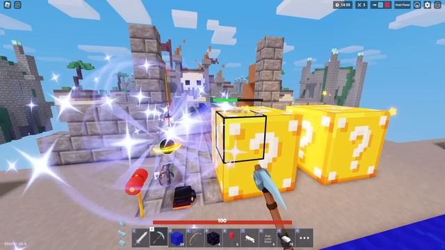 Using SECRET KEYBOARD to CHEAT in Roblox Bedwars смотреть онлайн