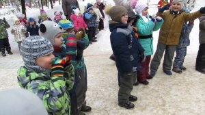 Танец   игра Снег руками нагребаем