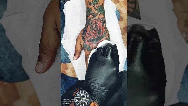 ROSE & ROMAN NUMERALS TATTOO #Short Video #New Video!!KAVI TATTOO ART смотреть онлайн