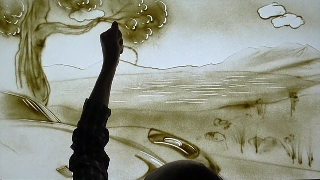 Поздравление в одну картинку, что может быть лучше? Свадьба. Песочное шоу. смотреть онлайн
