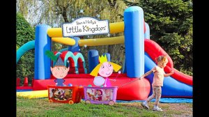 СУПЕР новый БАТУТ и сюрпризы Для Девочек