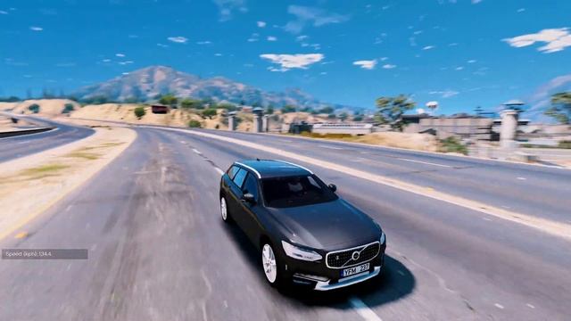 2017 Volvo V90 Cross Country GTA V car crash , speed test , presentation 4K _REVIEW смотреть онлайн