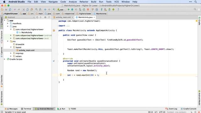 Basics Of Java Programming - Higher Or Lower - part 5 смотреть онлайн