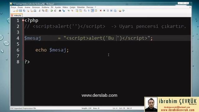 PHP Ders 17 - Php'de Uyarı Penceresi - Java Script Alert Kullanımı - Derslab.com смотреть онлайн
