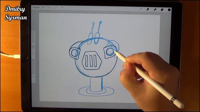 How to draw robot, Как нарисовать робота смотреть онлайн